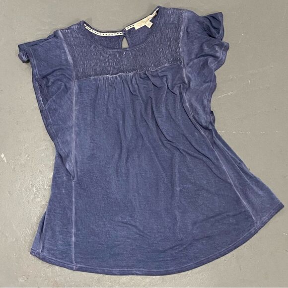 Rewind | Flowy Ruffle Sleeve Top - Picture 4 of 14